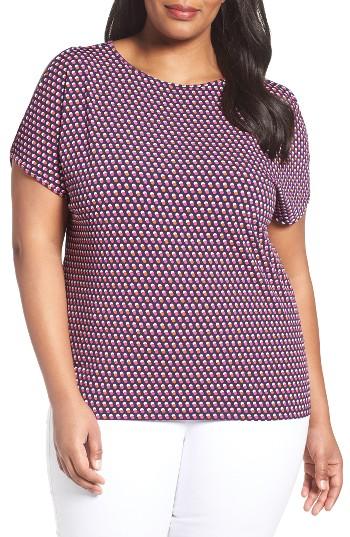 Women's Michael Michael Kors Cold Shoulder Dot Top