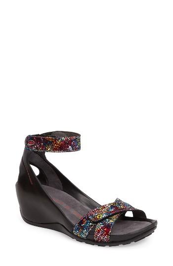 Women's Wolky Do Wedge Sandal -6.5us / 37eu - Black