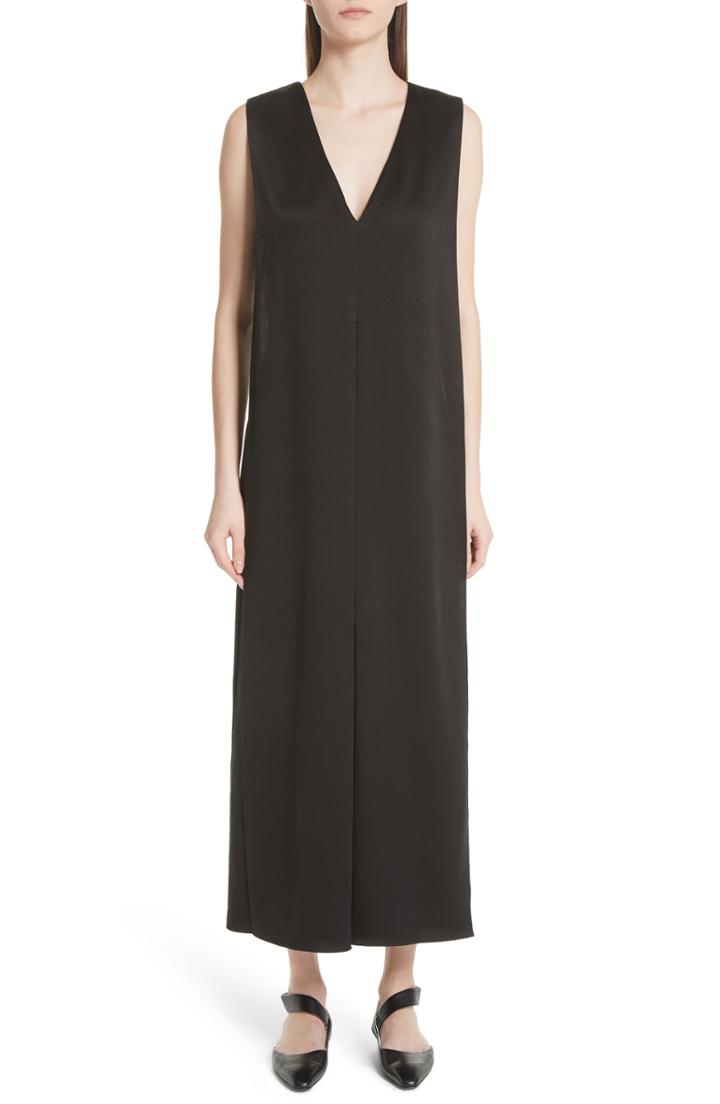 Women's Rosetta Getty Crepe Back Satin Dress