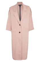 Women's Topshop Duster Coat Us (fits Like 0-2) - Pink