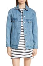 Women's Etre Cecile The Real Live Bunch Oversize Denim Jacket - Blue