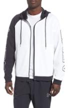 Men's Under Armour Baseline Hooded Jacket, Size - White
