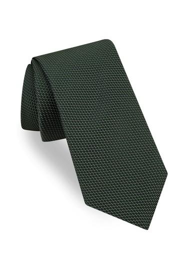 Men's Ted Baker London Micro Solid Silk Tie, Size - Green
