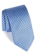Men's Eton Neat Dot Silk Tie, Size - Blue