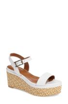 Women's Aquatalia Cassidy Platform Wedge Sandal M - White