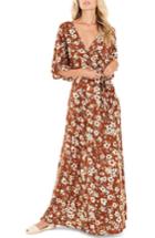 Women's Faithfull The Brand Bergamo Floral Wrap Maxi Dress