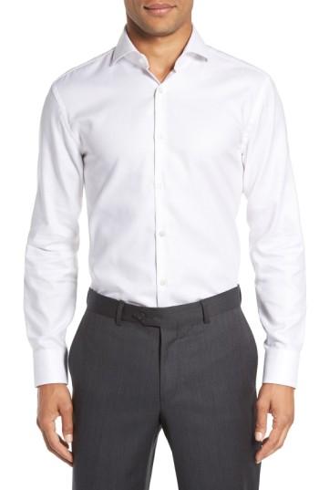 Men's Boss Sharp Fit Dress Shirt .5 - R - White