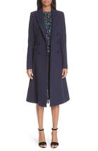 Women's Altuzarra Wool Blend Double Breasted Coat Us / 38 Fr - Blue