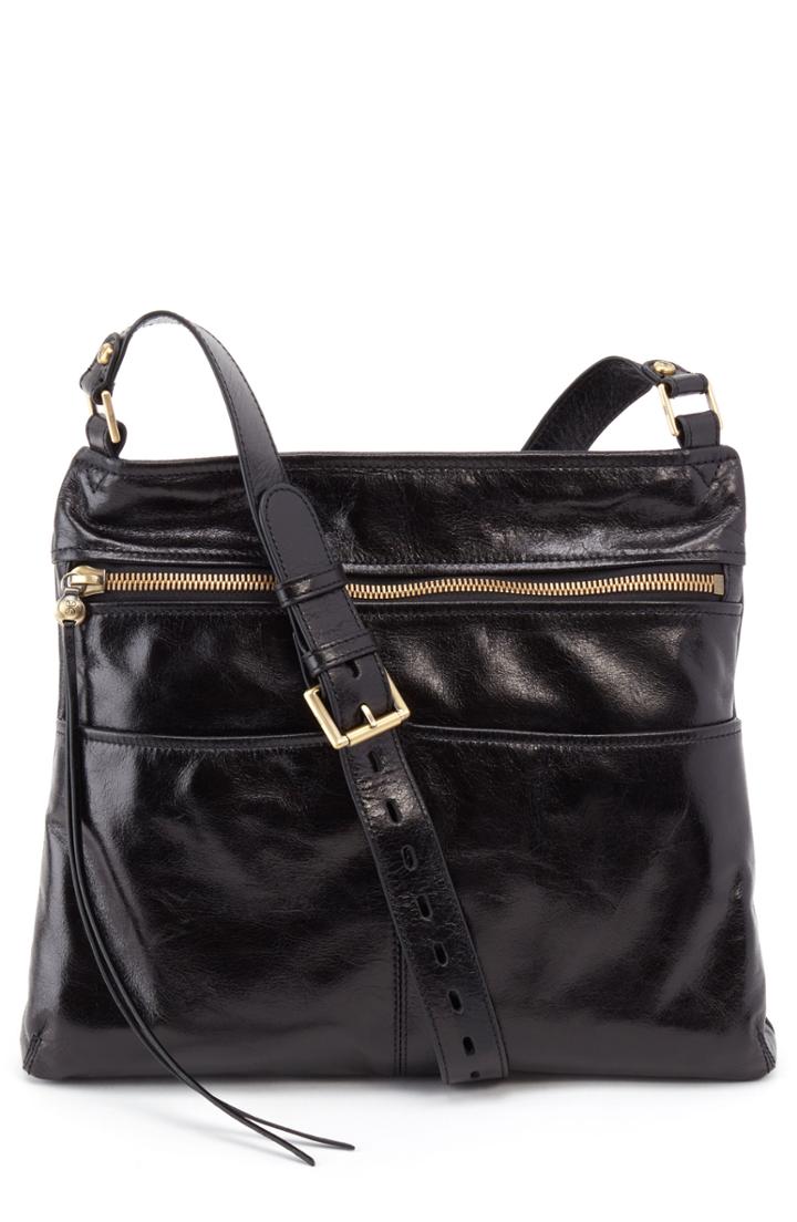 Hobo Angler Crossbody Bag - Black