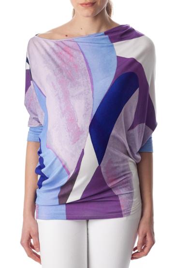 Women's Pietro Brunelli 'quadrifoglio' Draped Maternity Top