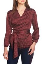 Women's 1.state Wrap Blouse, Size - Red