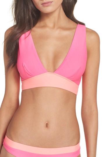 Women's Ted Baker London Contrast Bikini Top - Pink
