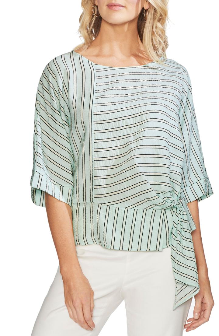 Women's Vince Camuto Stripe Dolman Sleeve Top - Blue