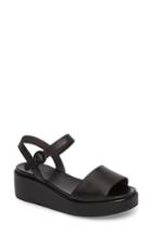 Women's Camper Misia Platform Wedge Sandal Us / 35eu - Black