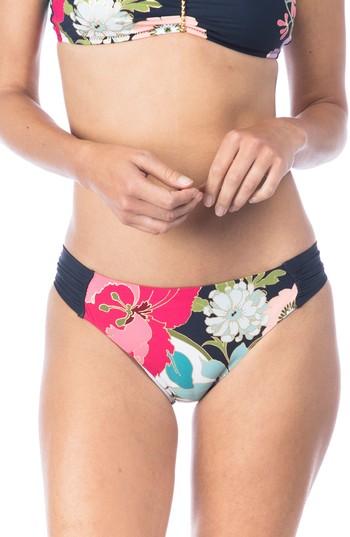 Women's Trina Turk Royal Botanical Bikini Bottoms - Blue