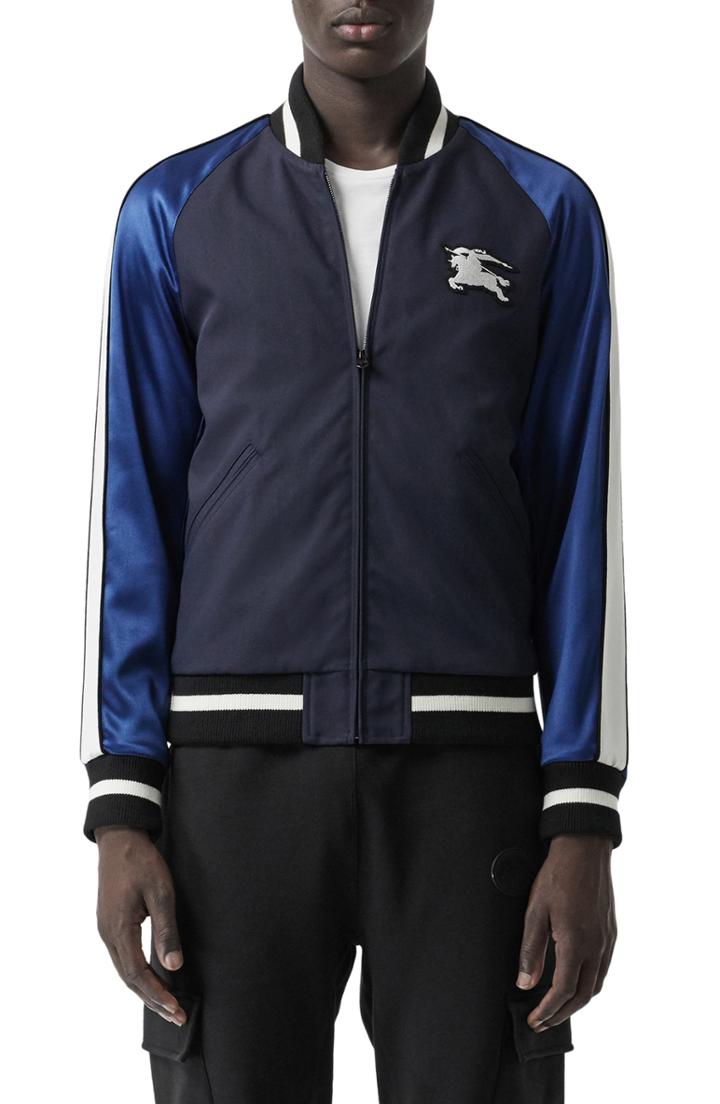 Men's Burberry Thornberry Zip Track Jacket Us / 46 Eu - Blue