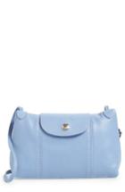 Longchamp Le Pliage - Cuir Crossbody Bag - Blue