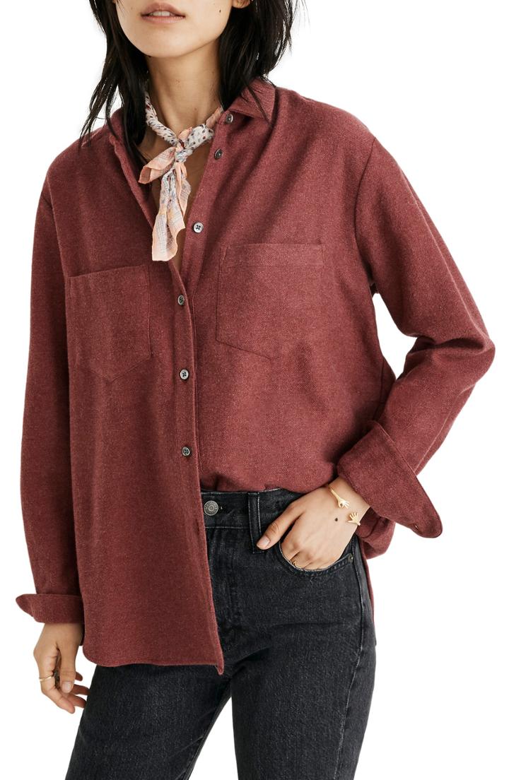 Women's Chaus Tie Front Split Sleeve Blouse