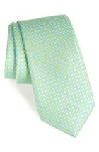 Men's Nordstrom Men's Shop Laguna Check Silk Tie, Size - Yellow