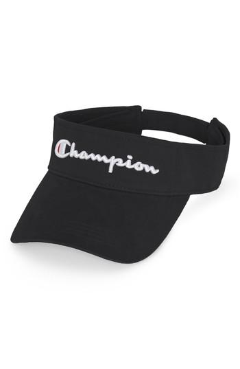 Men's Champion Logo Visor - Black