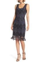 Women's Pisarro Nights Beaded Fringe Hem Sheath Dress - Blue