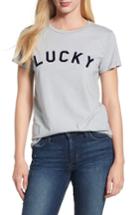Women's Lucky Brand Lucky Flock Tee - Grey
