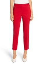 Women's Chaus Dena Zip Pocket Ankle Pants - Red