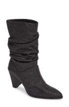 Women's Stuart Weitzman Crush Slouchy Bootie .5 M - Black