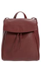 Skagen Ebba Leather Backpack - Red
