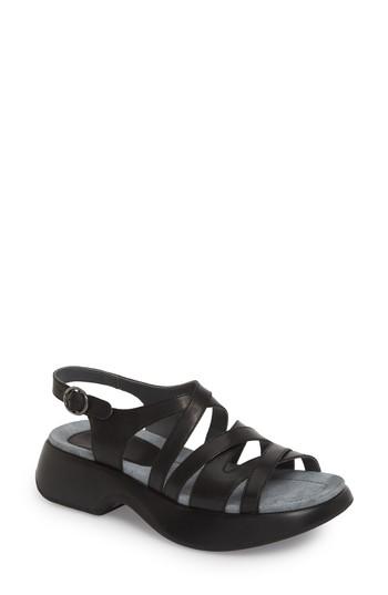 Women's Dansko Lolita Sandal .5-6us / 36eu M - Black