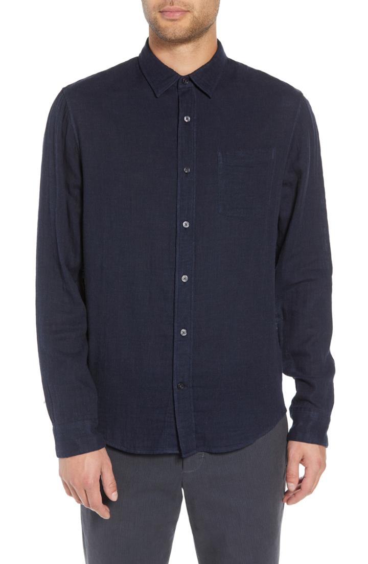 Men's Vince Classic Fit Double Knit Sport Shirt
