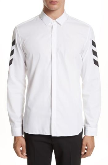 Men's Neil Barrett Trim Fit Military Insignia Sport Sport