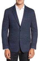 Men's Flynt Classic Fit Cotton & Wool Jersey Sport Coat L - Blue