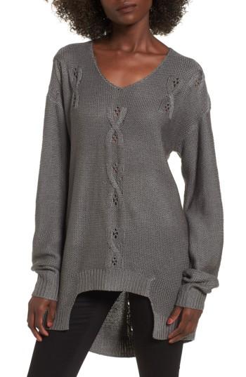 Women's Somedays Lovin Patti Longline Sweater - Grey