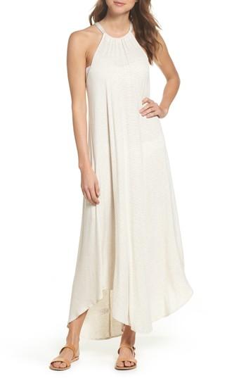 Women's Elan High Neck Cover-up Dress - Ivory