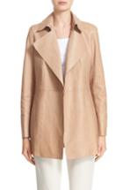 Women's Lafayette 148 New York Leather Trench