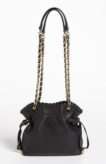 Tory Burch 'small Marion' Leather Pouchette -