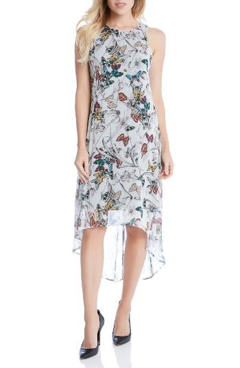 Women's Karen Kane Butterfly Print High/low Dress