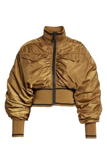 Women's Ivy Park Military Flight Crop Bomber Jacket