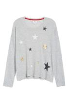 Women's Sundry Stars Wool & Cashmere Sweater - Grey