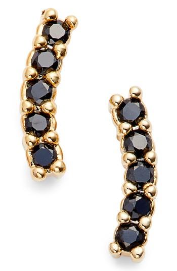 Women's Five And Two Meg Crystal Ear Crawlers