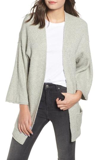 Women's Bp. Throw On Cardigan, Size - Grey