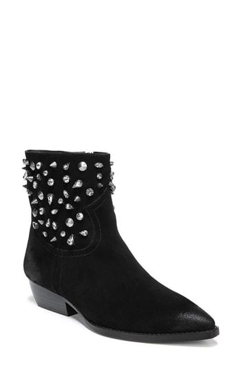 Women's Sam Edelman Avril Embellished Bootie M - Black