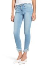 Women's Frame Le High Shredded Hem Skinny Jeans - Blue
