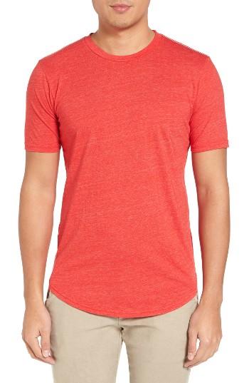Men's Goodlife Scallop Hem Crewneck T-shirt - Red