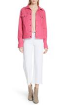 Women's Rag & Bone/jean Nico Denim Jacket - Pink