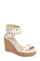Women's Jimmy Choo Veto Wedge Sandal Us / 37eu - Brown