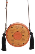Mcm Vintage Tambourine Visetos Coated Canvas Crossbody Bag - Brown