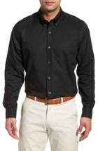 Men's Cutter & Buck Tailored Fit Sport Shirt - Black