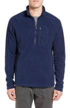 Men's Gramicci Utility Quarter Zip Fleece Sweater - Blue